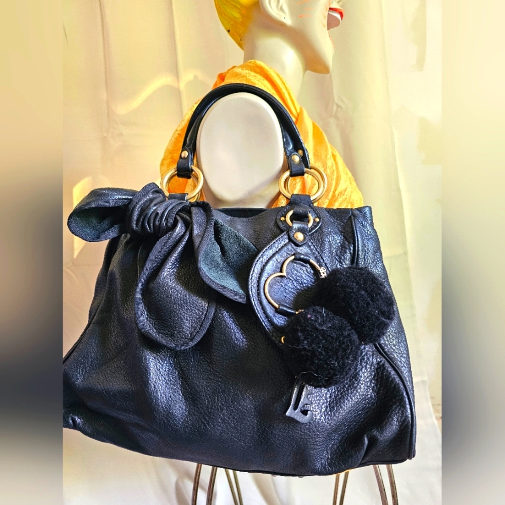 Vintage Y2k Juciy Black Leather! Authentic💋
